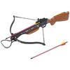 Image 1 : 150LBS WOODEN HUNTING CROSSBOW COMES W/2 ARROWS