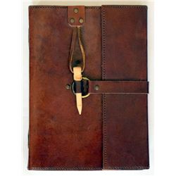 LEATHER JOURNAL W/PENCIL