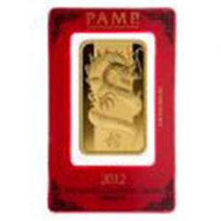 PAMP Suisse 100 Gram Gold Bar - 2013 Snake Design