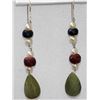 Image 2 : Natural 51.00 ctw Ruby/Sapphire/Semi Precious Earring .