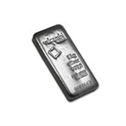 1 kilo Silver Bar - Valcambi (Cast, w/Assay)