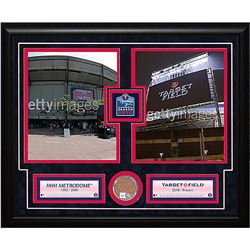 Minnesota Twins "Metrodome, Target Field" 2 Stadium Pho