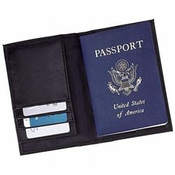 Embassy Solid Genuine Leather Passport Cover