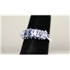 Image 2 : TANZANITE RING .925 STERLING SILVER RING 1.01 CTW