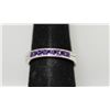 Image 1 : AMETHYST 0.60 CTW .925 STERLING SILVER RING