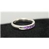 Image 2 : AMETHYST 0.60 CTW .925 STERLING SILVER RING