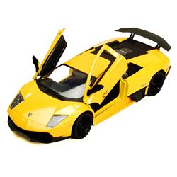 COLLECTIBLE YELLOW LAMBORGHINI MURCIELAGO DIECAST MODEL