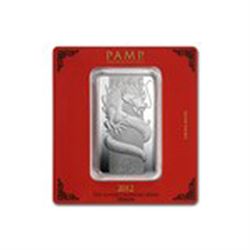 100 gram Silver Bar - Pamp Suisse (Year of the Dragon)