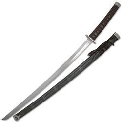 STAINLESS STEEL SAMURAI SWORD 40" OVERALL
