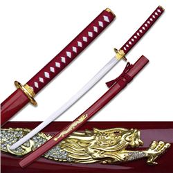 CARBON STEEL SAMURAI SWORD 40.5" OVERALL