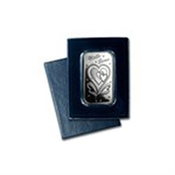 1 oz Silver Bar - With Love (w/Box & Capsule)