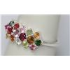 Image 2 : 1.41 CTW SEMIPRECIOUS RING .925 STERLING SILVER