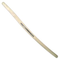 NATURAL WOOD HANDLE SHIRASAYA SWORD STAINLESS STEEL BLA