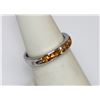 Image 2 : 0.35 CTW CITRINE RING .925 STERLING SILVER