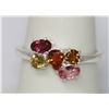 Image 2 : 1.26 CTW SEMIPRECIOUS RING .925 STERLING SILVER