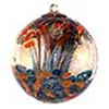 Image 1 : EUROPEAN HAND BLOWN 6" SPIRIT TREE GLASS WITCH BALL