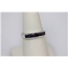 Image 1 : NATURAL 1.05 CTW SAPPHIRE RING .925 STERLING SILVER