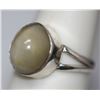 Image 2 : 4.01 CTW CAT EYE RING .925 STERLING SILVER