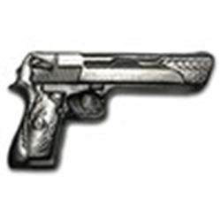 5 oz Silver Bar - Desert Eagle Gun