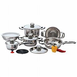 Chef's Secret 12pc 9-Ply Heavy-Gauge Stainless Steel Co