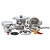 Image 1 : Chef's Secret 12pc 9-Ply Heavy-Gauge Stainless Steel Co