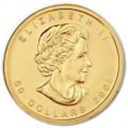 1 oz Canadian Gold Maple Leaf Uncirculated - Random Yea