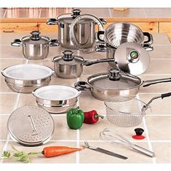 Chef's Secret 28pc 12-Element T304 Stainless Steel "Wat