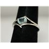 Image 2 : BLUE TOPAZ RING .925 STERLING SILVER 0.60 CTW