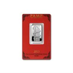 10 gram Silver Bar - Pamp Suisse (Year of the Snake)