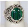 Image 2 : 26.00 CTW MOP RING .925 STERLING SILVER