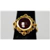 Image 2 : 14K GOLD PLATED RUBY RING 4.00 CTW
