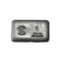 6 oz Silver Bar - Prospector's Gold & Gems