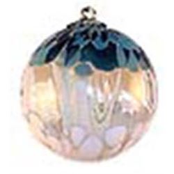 EUROPEAN HAND BLOWN 6" SPIRIT TREE GLASS WITCH BALL