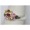 Image 2 : 1.39 CTW SEMIPRECIOUS RING .925 STERLING SILVER