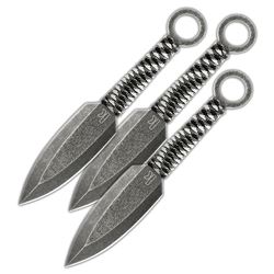 KERSHAW 3 PIECE THROWING KNIFE SET OVERALL LENGTH: 9"