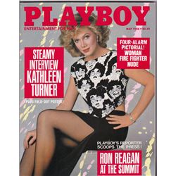 VINTAGE MAY 1986 PLAYBOY MAGAZINE - KATHLEEN TURNER