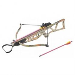 120LBS CAMOUFLAGE RECURVE CROSSBOW COMES W/ 14" ALUMINU