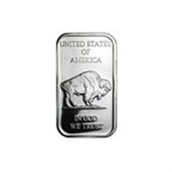 1 oz Silver Bar - American Buffalo