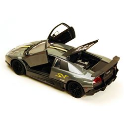 COLLECTIBLE GREY LAMBORGHINI MURCIELAGO DIECAST MODEL C