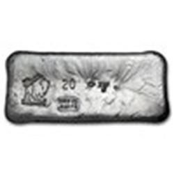 20 oz Silver Bar - Bison Bullion