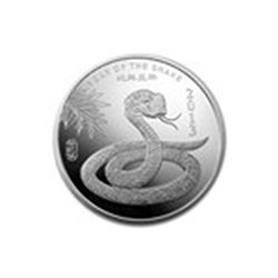 10 oz Silver Round - (2013 Year of the Snake)