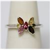 Image 1 : 0.77 CTW SEMIPRECIOUS RING .925 STERLING SILVER