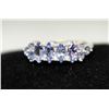 Image 1 : TANZANITE RING .925 STERLING SILVER 1.01 CTW