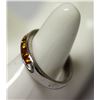 Image 2 : .925 STERLING SILVER CITRINE RING 0.35 CTW