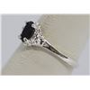 Image 2 : BLACK CZ  .925 STERLING SILVER RING