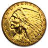 Image 1 : $2.50 Indian Gold Quarter Eagle (Cleaned)