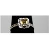 Image 1 : NATURAL 0.85 CTW CITRINE RING .925 STERLING SILVER