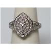 Image 1 : 5.23 CTW DIAMOND CZ Ring .925 Sterling Silver