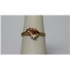 Image 1 : 14K GOLD PLATED BI-COLOR ADJUSTIBLE RING