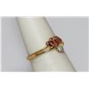 Image 2 : 14K GOLD PLATED BI-COLOR ADJUSTIBLE RING